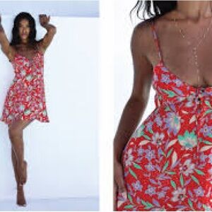 NWT RESA Juniper Floral Mini Dress in Baja Print